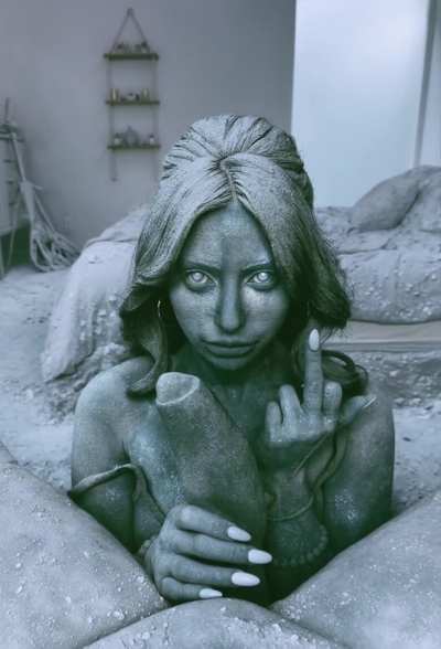 When your whole world is to be a statue