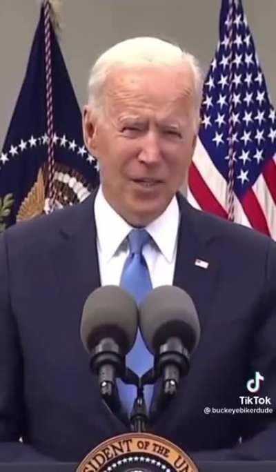 POTUS never claimed that those who are fully vaxxed should wear a mask!!11