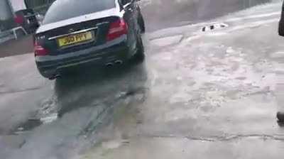 Did he not look or did he lose control?