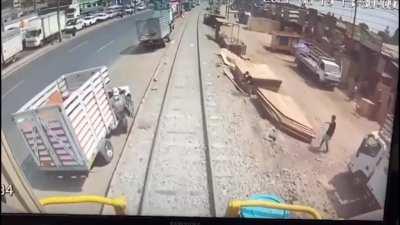 Woman Distracted By Phone Gets Hit By Train