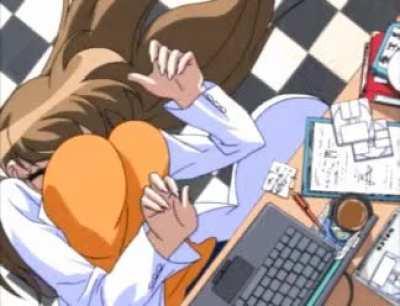 Her boobs swap places.