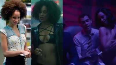 Elarica Johnson (Best known for her appearances as the waitress in Harry Potter and in Blade Runner 2049)