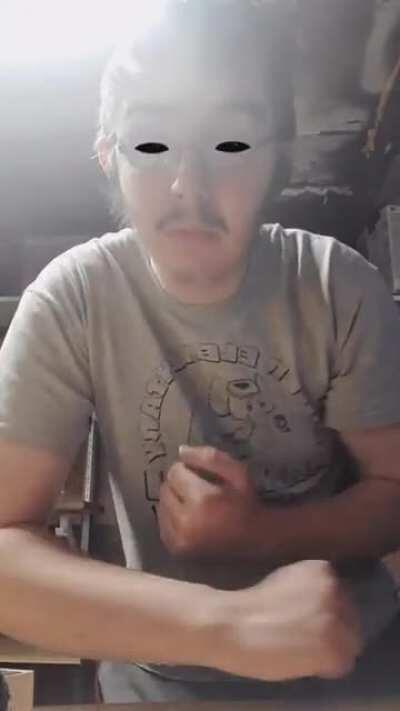 This is what happens when you smoke marijuana be a good christian and don't do drugs (or celebrate hitler's birthay) kids!!!