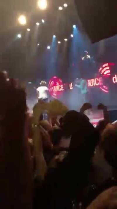 Juice WRLD performing Armed & Dangerous for the first time ever. (Recording music video w/Cole Bennett) *The Wrld Domination Tour, Oslo Norway 25.09.18*