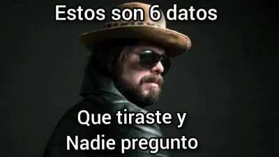 Estos son, 6 datos