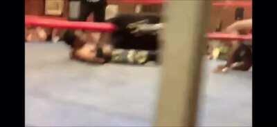 Still had the urge to kick out. Respect