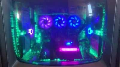 Several years ago I had an idea for a computer case that finally came to fruition. (Repost with audio deleted)