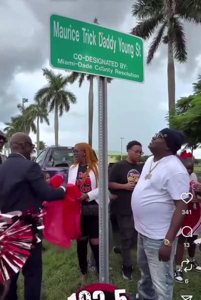 Trick daddy got a street name after him in his hometown goulds