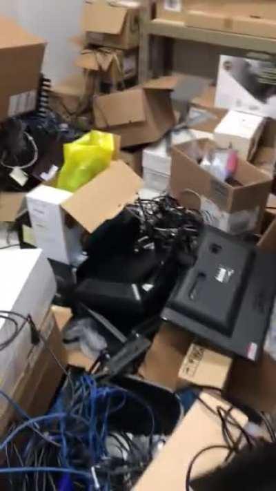 First week as IT Manager, looking for strong organization and cable management skills