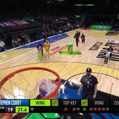 Stephen Curry goes off for 31 poles in the three-point contest