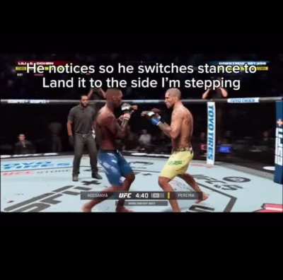 Pay attention to your opponents stance