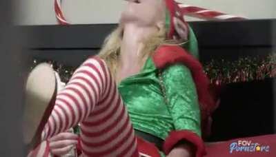 Anastasia Knight has an explosive, mind-blowing orgasm as a Christmas Elf- her usual ;)