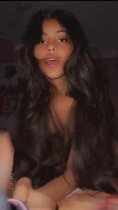 Cutie enjoying herself