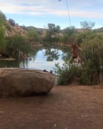 HMC while I try this rope swing out