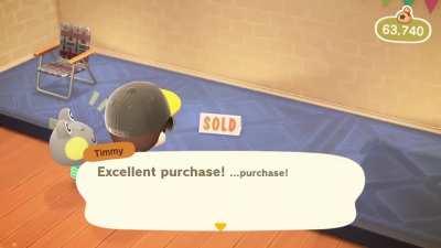 if it makes anyone feel better, I gifted the chair to him afterwards:)