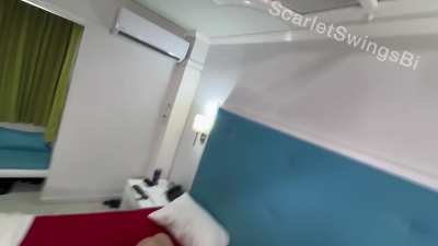 Sharing a dildo with this gorgeous redhead made me so hot that I squirted all over her! 