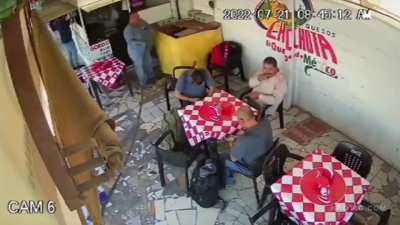 Gas explosion in taco restaurant