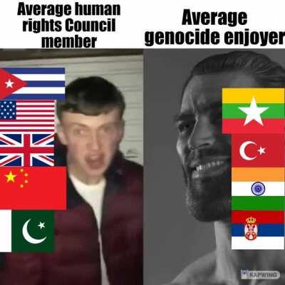 Imagine liking human rights, couldn't any country shown on screen 😎