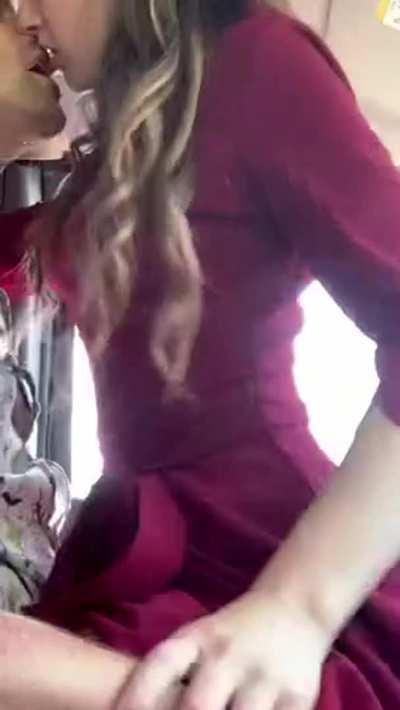 The way her body moves under her bridesmaid dress