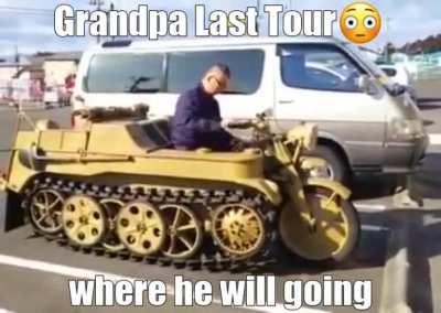 Kleines Kettenkraftrad HK 101 was real