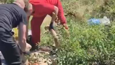 [LFO] Lady Crossing Train Tracks Seemingly Explodes (NSFL!!)