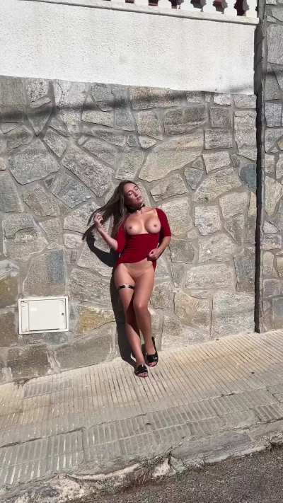 Going without panties completes my look perfectly