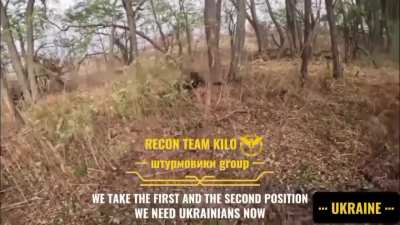 Assault and clearing of Russian positions in Kursk region from the first person of fighters of the International Legion of Ukraine