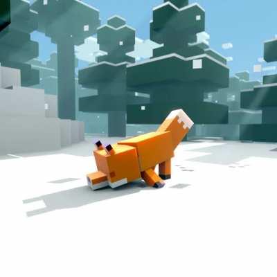 A little fox on the hunt!