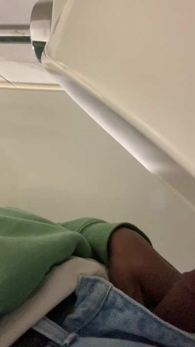 (blooper) took a leak before leaving work