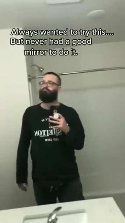 Now i want to do the same!!, but don't have a mirror like that :(