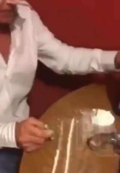 Coke, beer and a gun! What else does a man need.