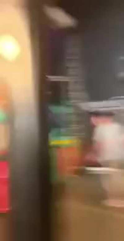 Playing with exercise balls