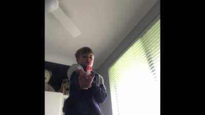 ATTENTION ALL. I KILLED THE STUPID FUCKING BALD CUNT AND HIS CAT. FUCK HIM.