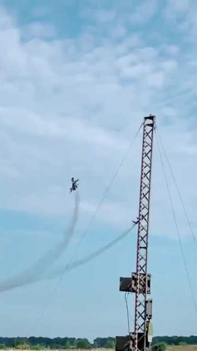 A pair of MiG-29 protecting the skies somewhere over Ukraine.