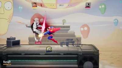 Some Superman vs Batman gameplay.