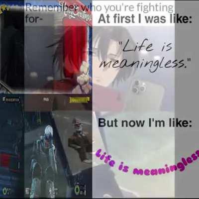 anime memes but i replaced them with payday2 images