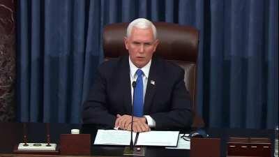 (Follow Up) In 37 Seconds Michael Pence Being More Presidential Than Donald J Trump Has Been In Four Years Of Office