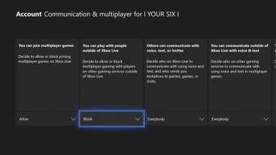How to turn off crossplay on xbox for warzone.