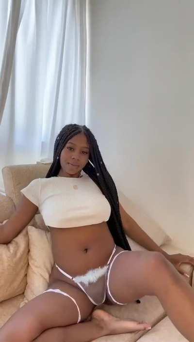 Adorable girl at your service