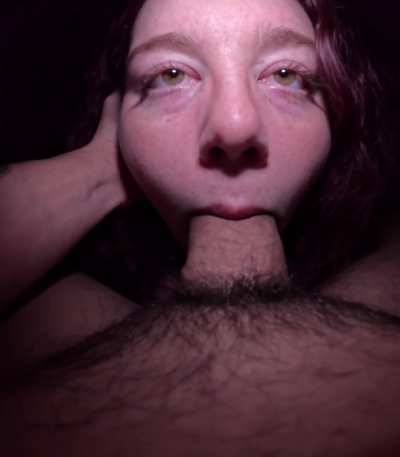 Giving hubby head is my favorite way to pass time