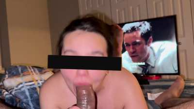 Sucking his thick Mexican cock is my favorite thing to do🤤