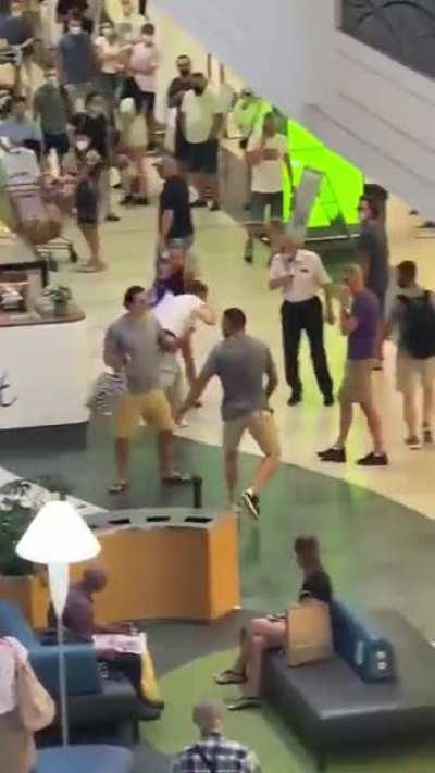 Knife fight few days ago in Warsaw. From what I know , dude with a knife were defending a girl.