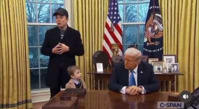Elon’s kid tells Trump “You are not the president and you need to go away.”