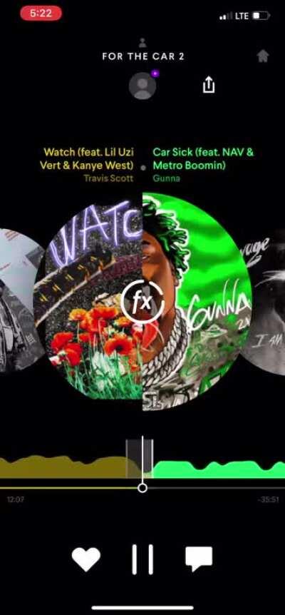 Kanye verse on ‘Watch’ -> Gunna ‘Carsick’ (Headphones for best experience 🤯)