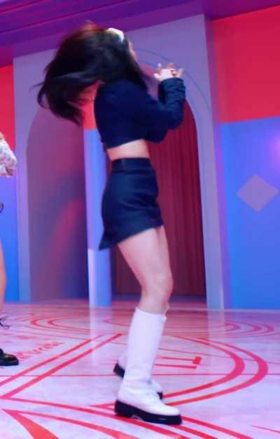 Irene shaking that small ass in her short skirt like a fucking slut she knows she is, her small frame would feel amazing, stretching her tight holes, leaving her cunt holes red, cumming in her throat while she glares at me 🤤