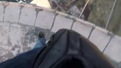 Walking on top of a 280m chimney