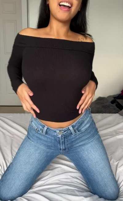 Let me show you my perky tits!