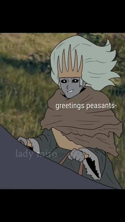 Me when i'll see Nameless king in ER NIGHTREIGN: