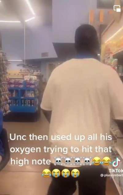 Unc hit that note a Lil to hard