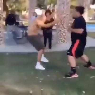 Samoan destroys Mexican dude